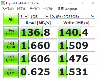 SSD/HDD速度結果4