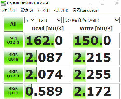 SSD/HDD速度結果3